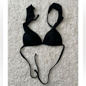 Black bikini top